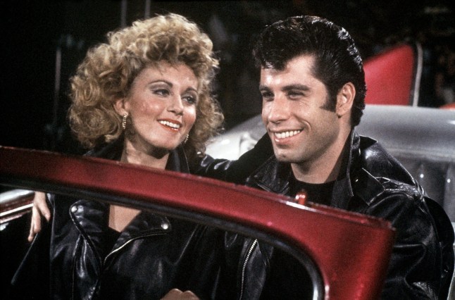 Editorial use only. No book cover usage. Mandatory Credit: Photo by Paramount/Rso/Kobal/Shutterstock (5886160z) Olivia Newton-John, John Travolta Grease - 1978 Director: Randal Kleiser Paramount/Rso USA Scene Still Grease (1978)
