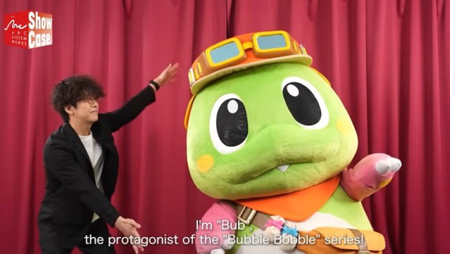 Bubble Bobble doll in Arc System Works presentation