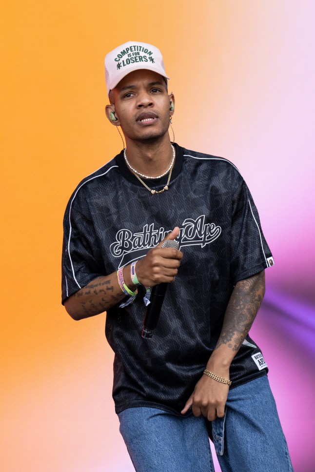 GLASTONBURY, ENGLAND - JUNE 27: Harley Alexander-Sule of Rizzle Kicks performs on The Other Stage during day three of Glastonbury festival 2025 at Worthy Farm, Pilton on June 27, 2025 in Glastonbury, England. Established by Michael Eavis in 1970, Glastonbury has grown into the UK's largest music festival, drawing over 200,000 fans to enjoy performances across more than 100 stages. In 2026, the festival will take a fallow year, a planned pause to allow the Worthy Farm site time to rest and recover. (Photo by Harry Durrant/Getty Images)