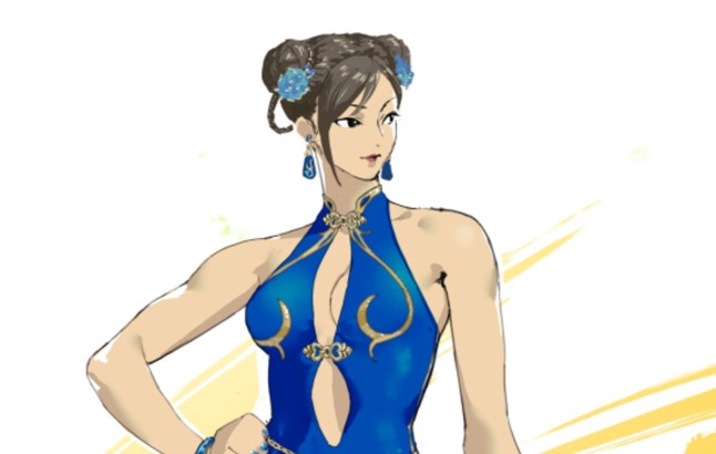 Chun-Li in swimsuit DLC for Street Fighter 6
