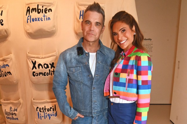 Robbie Williams and Ayda Field