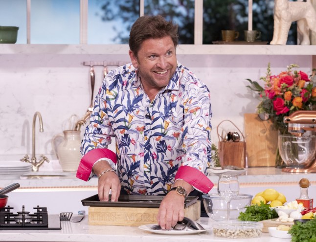 Editorial use only Mandatory Credit: Photo by Ken McKay/ITV/REX/Shutterstock (12419076q) James Martin 'This Morning' TV show, London, UK - 06 Sep 2021