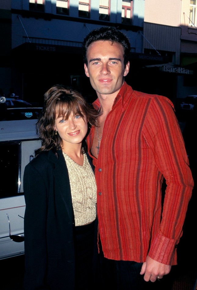 SYDNEY - JANUARY 01: ACTORS DANNII MINOGUE AND JULIAN MCMAHON AT THE 'CATS' MUSICAL PREMIERE IN SYDNEY. (Photo by Patrick Riviere/Getty Images). 14807899