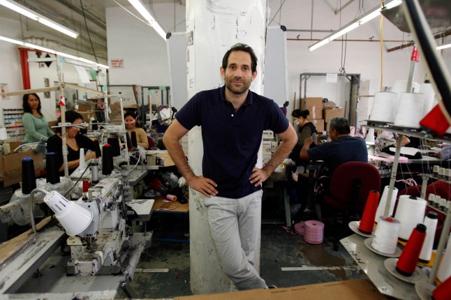 CEO and Founder Dov Charney at American Apparel factory (Photo by Ann Johansson/Corbis via Getty Images)