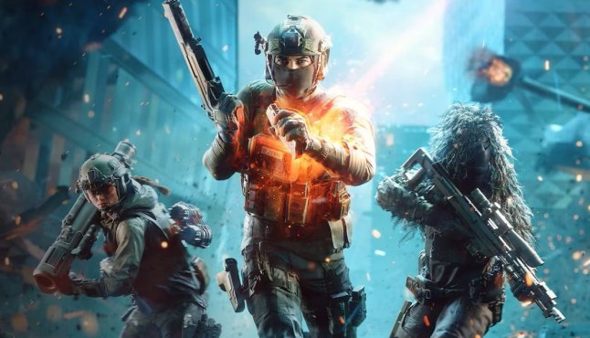 Battlefield 2042 artwork of three soldiers