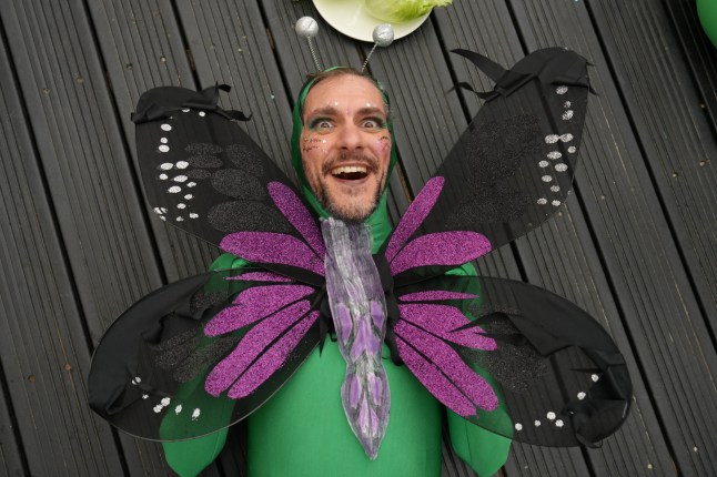 Mathew Baynton as a butterfly