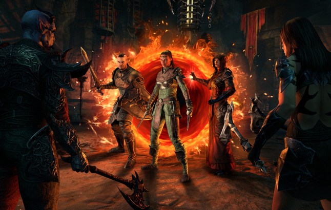 The Elder Scrolls Online screenshot of characters