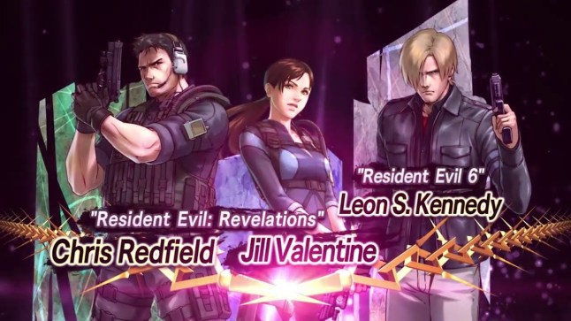 Resident Evil characters in Project X Zone 2