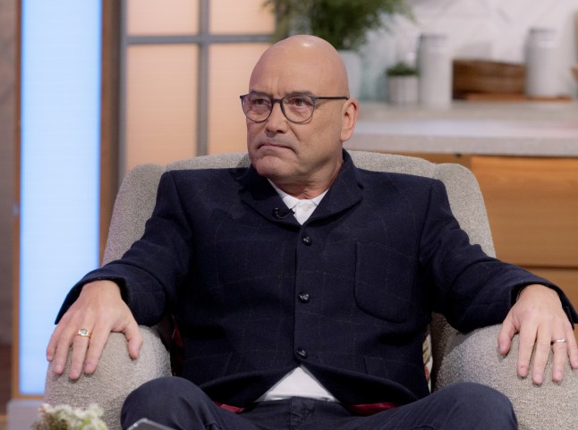 Editorial use only Mandatory Credit: Photo by Ken McKay/ITV/Shutterstock (14283519ac) Gregg Wallace 'Lorraine' TV show, London, UK - 03 Jan 2024