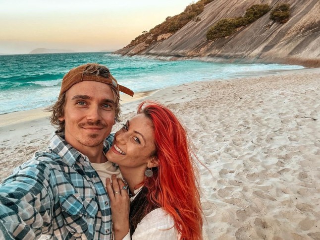 Joe Sugg with Dianne Buswell (Picture: Joe Sugg/Instagram)