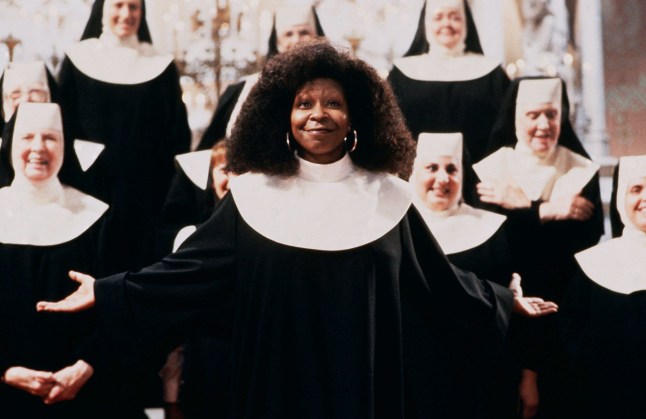 Editorial use only. No book cover usage. Mandatory Credit: Photo by Suzanne Hanover/Touchstone/Kobal/Shutterstock (5876987g) Whoopi Goldberg Sister Act - 1992 Director: Emile Ardolino Touchstone USA Scene Still - 13306547