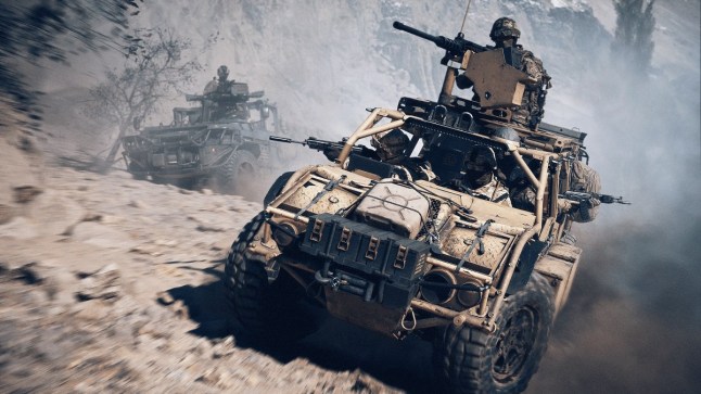 Battlefield 6 screenshot of a jeep