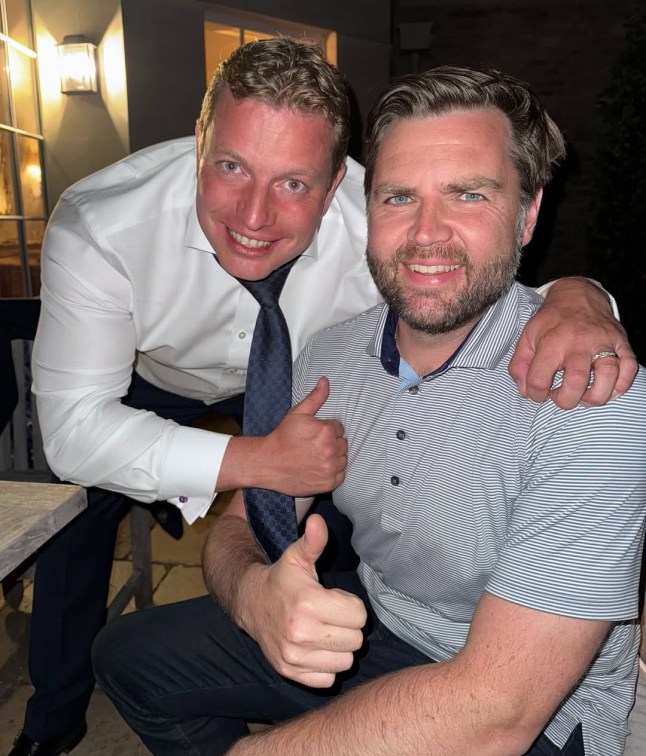 THOMAS SKINNER iamtomskinner ? Liked by fernemccann and 61,027 others When the Vice President of the USA invites ya for a BBQ an beers, you say yes. Unreal night with JD and his friends n family. He was a proper gent. Lots of laughs and some fantastic food. A brilliant night, one to tell the grand kids about. Here is a pic of Me and the Vice President towards the end of the night after a few I?m overdressed in my suit, but when the VP invites you to a BBQ, you don?t risk turning up in shorts an flip-flops Cracking night in the beautiful English countryside. Bosh?? Edited ? 1d