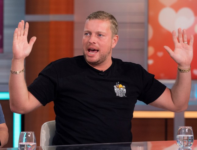 Editorial use only Mandatory Credit: Photo by Ken McKay/ITV/Shutterstock (13086759a) Thomas Skinner 'Good Morning Britain' TV show, London, UK - 12 Aug 2022