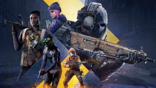 XDefiant key art of multiple military soldiers posing while holding guns