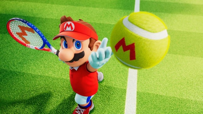 Mario Tennis Fever screenshot of Mario
