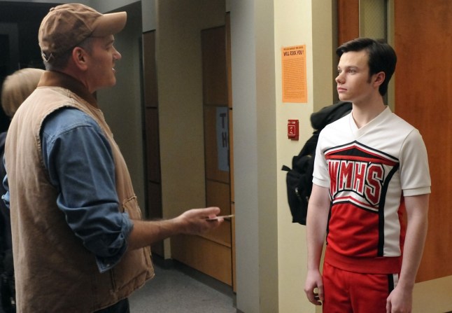 For Editorial Use Mandatory Credit: Photo by THA/Shutterstock (15055024ag) "Glee" Season 1 (2009 - 2010) Mike O'Malley, Chris Colfer "Glee" Season 1 (2009 - 2010)