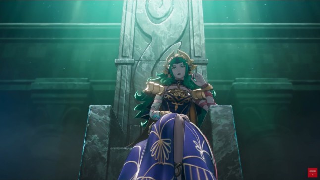 Fire Emblem: Fortune's Weave trailer screenshot of Sothis
