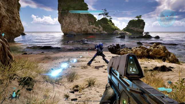 Halo: Campaign Evolved screenshot of first person combat