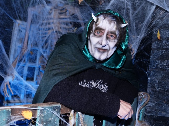 Jonathan Ross poses for a photo outside his house in north London as he participates in Halloween festivities. Picture date: Friday October 31, 2025. PA Photo. Photo credit should read: James Manning/PA Wire