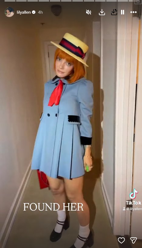 Lily Allen instargam