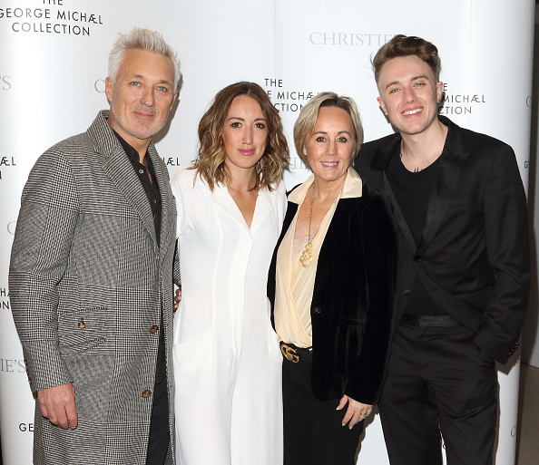 (L to R) Martin Kemp, Harleymoon Kemp, Shirlie Kemp and
