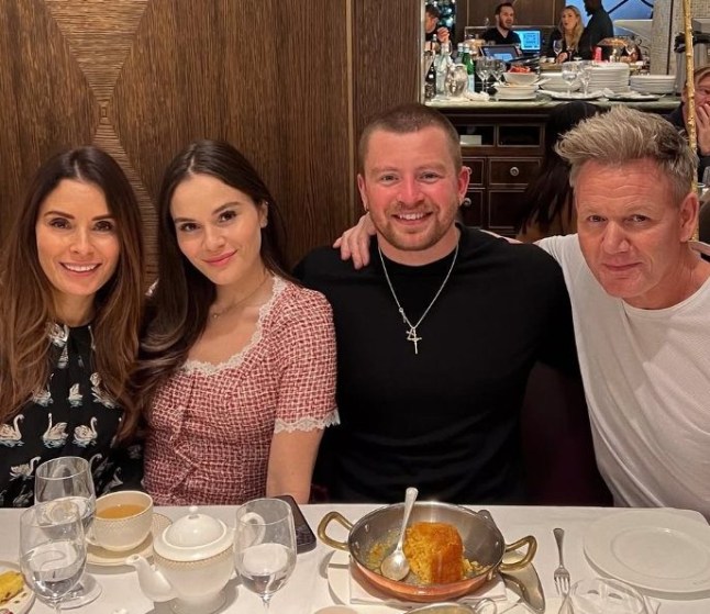 Tana Ramsay, Holly Ramay, Adam Peaty, Gordon Ramsay social