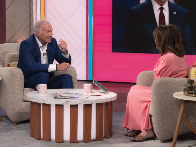 Editorial use only Mandatory Credit: Photo by Ken McKay/ITV/Shutterstock (15309676f) Dr Hilary Jones, Lorraine Kelly 'Lorraine' TV show, London, UK - 19 May 2025
