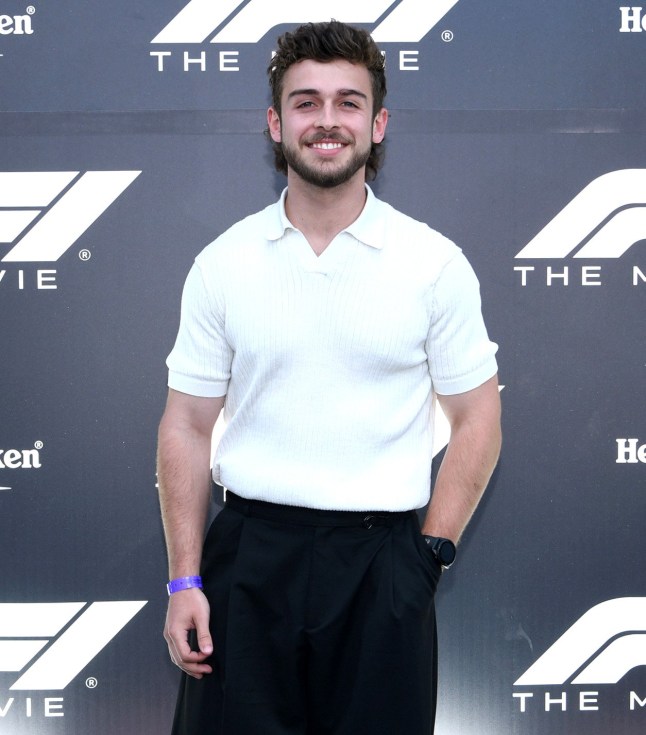 LONDON, ENGLAND - JUNE 23: George Clarke attends the European Premiere of F1 ?? The Movie at Cineworld, Leicester Square on June 23, 2025 in London, England. (Photo by Antony Jones/Getty Images for for Warner Bros. Pictures)
