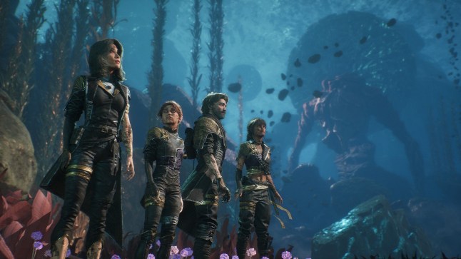 Screenshot of characters in Clair Obscur: Expedition 33