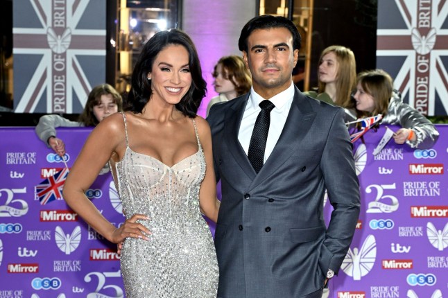 Mandatory Credit: Photo by Alan West/Hogan Media/Shutterstock (14801325id) Vicky Pattison and Ercan Ramadan Pride of Britain Awards, Arrivals, London, UK - 21 Oct 2024