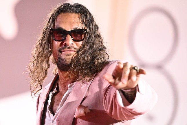 VENICE, ITALY - SEPTEMBER 03: Jason Momoa attends the Cartier Glory To The Filmmaker Award 2025 and the "In the Hand of Dante" red carpet during the 82nd Venice International Film Festival on September 03, 2025 in Venice, Italy. (Photo by Stephane Cardinale - Corbis/Corbis via Getty Images)