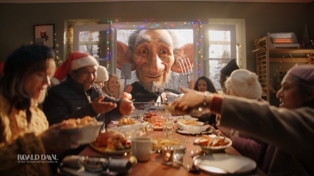 The BFG in the Sainsbury's Christmas advert (Picture: Sainsbury's)