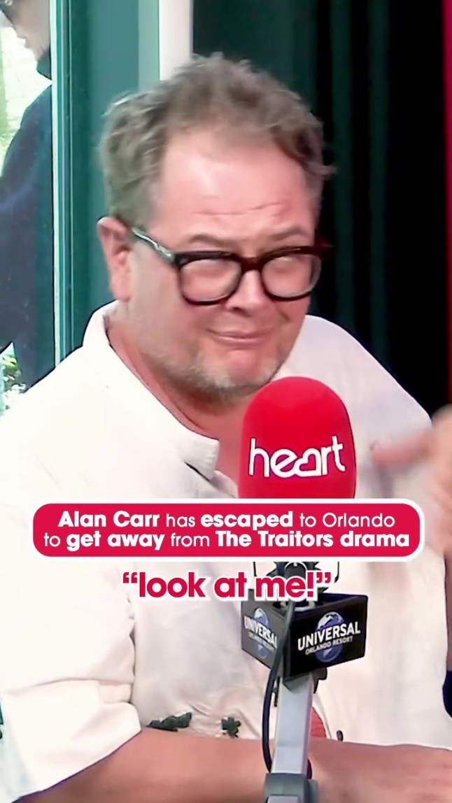 Celebrity Traitors? Alan Carr leaves UK after becoming ?most hated man? Heart