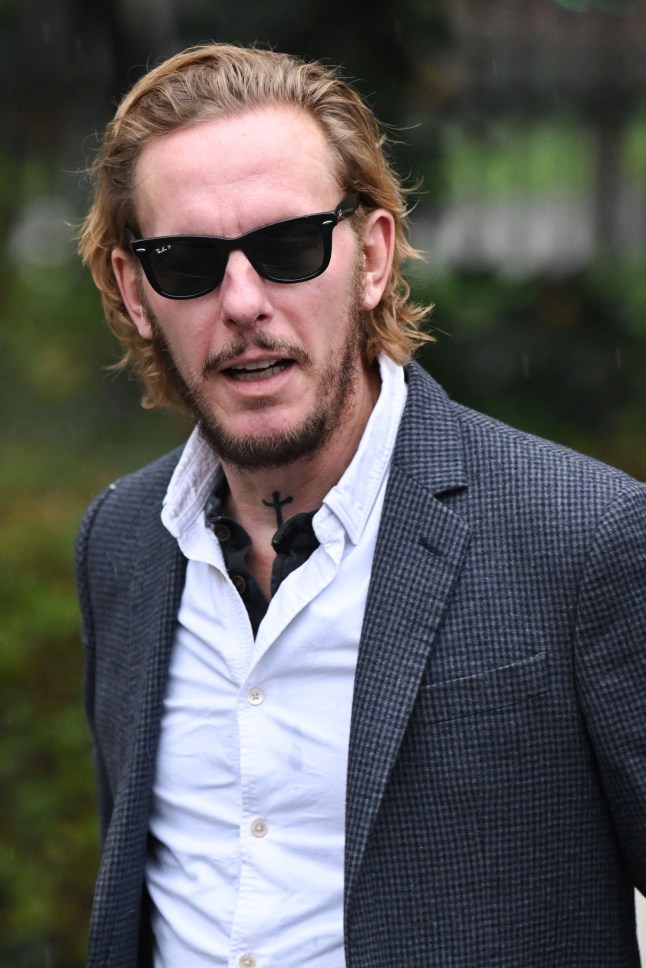 Mandatory Credit: Photo by James Veysey/Shutterstock (15781640n) Laurence Fox arrives at Woolwich Crown Court in London Court hearing for actor Laurence Fox charged with sharing 'upskirting' photo, Woolwich Crown Court, London, UK - 14 Nov 2025 Actor Laurence Fox in court for further case management hearing charged under section 66A of the Sexual Offences Act 2003, which relates to an image that was posted on social media in April last year. TV presenter Narinder Kaur - who has waived her right to anonymity - alleges the 'upskirting' photo shows her as she got out of a taxi in 1996, and was taken without her knowledge and consent. Naur, 52, reported the image when it was shared by Fox on social media, starting an 11-month investigation by the Metropolitan Police. If convicted, Fox faces up to two years in prison and could be placed on the Sex Offenders Register.