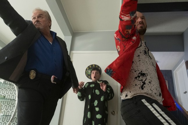 No Merchandising. Editorial Use Only. No Book Cover Usage. Mandatory Credit: Photo by Hulu/Everett/Shutterstock (14376197q) FUTURE MAN, from left: Robert Craighead, Josh Hutcherson, Paul Scheer, 'Countdown To A Prologue', (Season 2, ep. 201, airs Jan. 11, 2019). photo: Erin Simkin / ?Hulu / Courtesy: Everett Collection Future Man - 11 Jan 2019