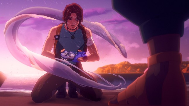 Tomb Raider: The Legend of Lara Croft S2. Hayley Atwell as Lara Croft in Tomb Raider: The Legend of Lara Croft S2. Cr. Courtesy of Netflix ?? 2025