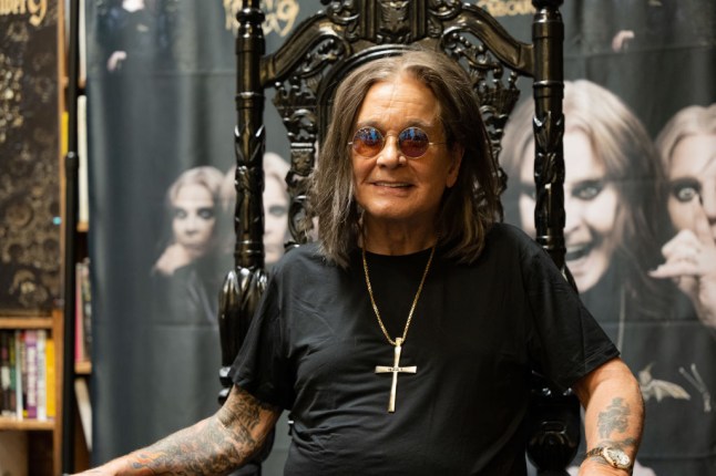 Ozzy Osbourne Signs Copies Of His Album "Patient Number 9"