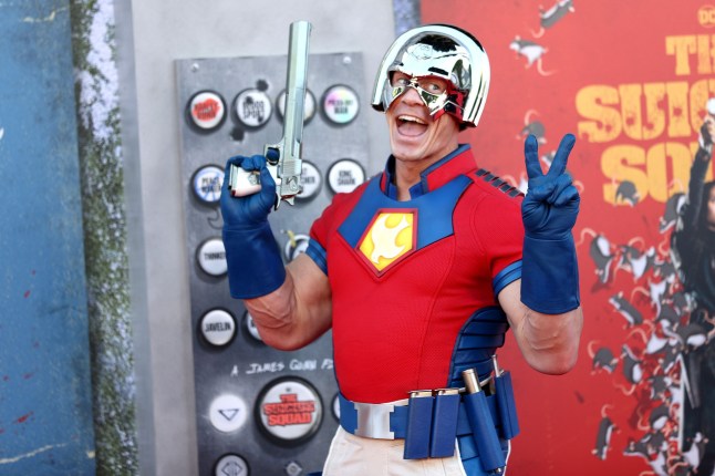 LOS ANGELES, CALIFORNIA - AUGUST 02: John Cena attends the Warner Bros. premiere of "The Suicide Squad" at Regency Village Theatre on August 02, 2021 in Los Angeles, California. (Photo by Matt Winkelmeyer/Getty Images)