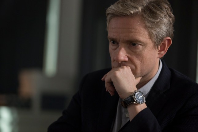 Television Programme: Startup with Martin Freeman as Phil Rask.