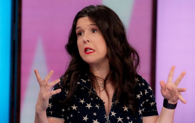 Editorial use only Mandatory Credit: Photo by Ken McKay/ITV/REX/Shutterstock (14369591c) Rosie Jones 'Loose Women' TV show, London, UK - 29 Feb 2024