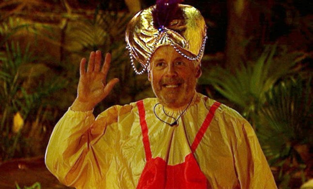 Editorial use only Mandatory Credit: Photo by ITV/REX/Shutterstock (716474dn) Christopher Biggins. The celebs have a go at panto 'Goldilocks and the Koala Bear' 'I'm A Celebrity Get Me Out Of Here' TV Programme, Australia - 28 Nov 2007