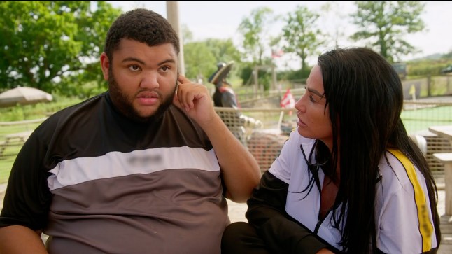 Undated handout photo issued by Captive Minds/Channel 4 of Katie Price with her son Harvey. Katie Price ended her journey of going through in vitro fertilisation (IVF) on a new TV show, saying that she feels "exhausted" with romance after the end of her relationship with ex fiance Carl Woods. Issue date: Monday January 20, 2025. PA Photo. The model and TV personality, 46, is told that she has a "couple" of eggs that can be collected, her hormone count is very low, and she is "moving towards the menopause" by gynaecologist Carole Gilling-Smith in the Channel 4 documentary Katie Price: Making Babies. During the two-part show, filmed in 2023, the doctor successfully harvest two eggs, and Price is told one egg has been fertilised, before she finds out that it is unsuccessful, and she is not pregnant. See PA story SHOWBIZ Price . Photo credit should read: Captive Minds/Channel 4/PA Wire NOTE TO EDITORS: This handout photo may only be used in for editorial reporting purposes for the contemporaneous illustration of events, things or the people in the image or facts mentioned in the caption. Reuse of the picture may require further permission from the copyright holder.