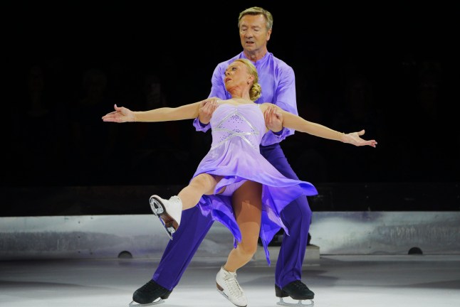 File photo dated 12/07/25 of Olympic gold medal winners Jayne Torvill and Christopher Dean during their 'Bolero' performance at their last public skate of their 'Torvill and Dean: Our Last Dance' UK tour at the Motorpoint Arena, in Bolero Square, Nottingham. Jayne Torvill has said the secret to her lasting friendship with ice skating partner Christopher Dean is that the pair "never got married". Issue date: Wednesday July 16, 2025. PA Photo. Speaking about when they first became skate partners and how they have maintained their lasting friendship, Torvill, 67, told BBC Breakfast: "It was all just very new for both of us. As we skated together a few more times, I think we both realised that we both had a passion for it, and we both wanted to get better. Keep doing it, practice, get better. And I think that's what kept us going all these years. "I always say that we never got married, so that's why we are still best of friends and still love working together." Photo credit should read: Ben Birchall/PA Wire