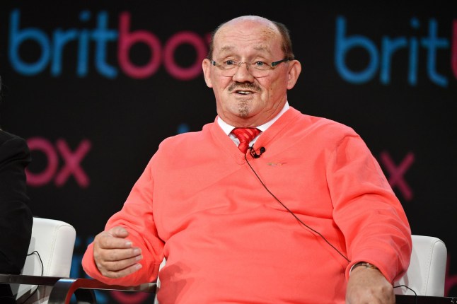 PASADENA, CALIFORNIA - JANUARY 14: Brendan O'Carroll of "Mrs. Brown's Boys" speaks during the Britbox segment of the 2020 Winter TCA Press Tour at The Langham Huntington, Pasadena on January 14, 2020 in Pasadena, California. (Photo by Amy Sussman/Getty Images)