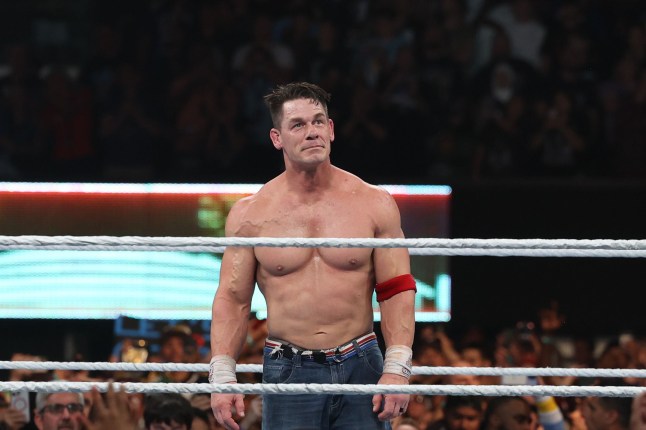 Mandatory Credit: Photo by Kyle Stevens/Shutterstock (15425831i) John Cena is seen at the 2025 WWE SummerSlam at MetLife Stadium on Sunday, August 3, 2025 in East Rutherford, New Jersey. 2025 WWE SummerSlam - Night 2, East Rutherford, USA - 03 Aug 2025