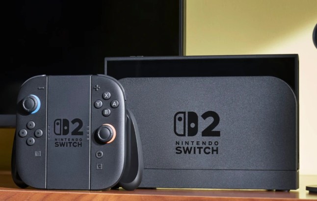 Screenshot of Nintendo Switch 2 Joy-Con and dock