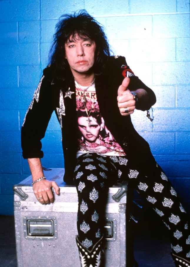 Mandatory Credit: Photo by Gene Ambo/Mediapunch/Shutterstock (9992601a) Ace Frehley USA Chicago Ace Frehley 1987