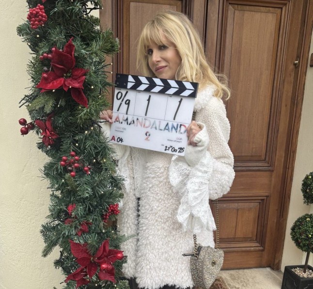 For use in UK, Ireland or Benelux countries only BBC handout photo of Lucy Punch as Jennifer Saunders is to act opposite her Absolutely Fabulous co-star Dame Joanna Lumley in the Amandaland Christmas special, the BBC has announced. Actress and comedian Saunders, 67, will play Joan, sister to Dame Joanna's character Felicity and aunt of protagonist Amanda, played by Lucy Punch. Issue date: Tuesday October 21, 2025. PA Photo. Photo credit should read: BBC/Merman/PA Wire NOTE TO EDITORS: This handout photo may only be used in for editorial reporting purposes for the contemporaneous illustration of events, things or the people in the image or facts mentioned in the caption. Reuse of the picture may require further permission from the copyright holder.