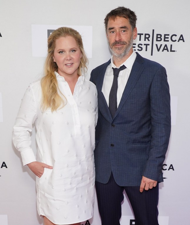 Mandatory Credit: Photo by Paul Zimmerman/Shutterstock (15352225ak) Amy Schumer and Chris Fischer 'Room to Move' Film Premiere, 2025 Tribeca Festival, New York, USA - 11 Jun 2025